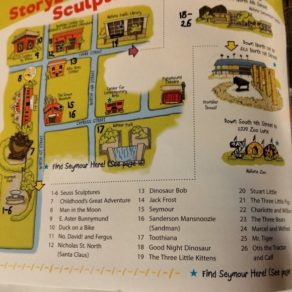 Adventure Guide Booklet Abilene TX Storybook Capital Of America Family Activity - Picture 5 of 7